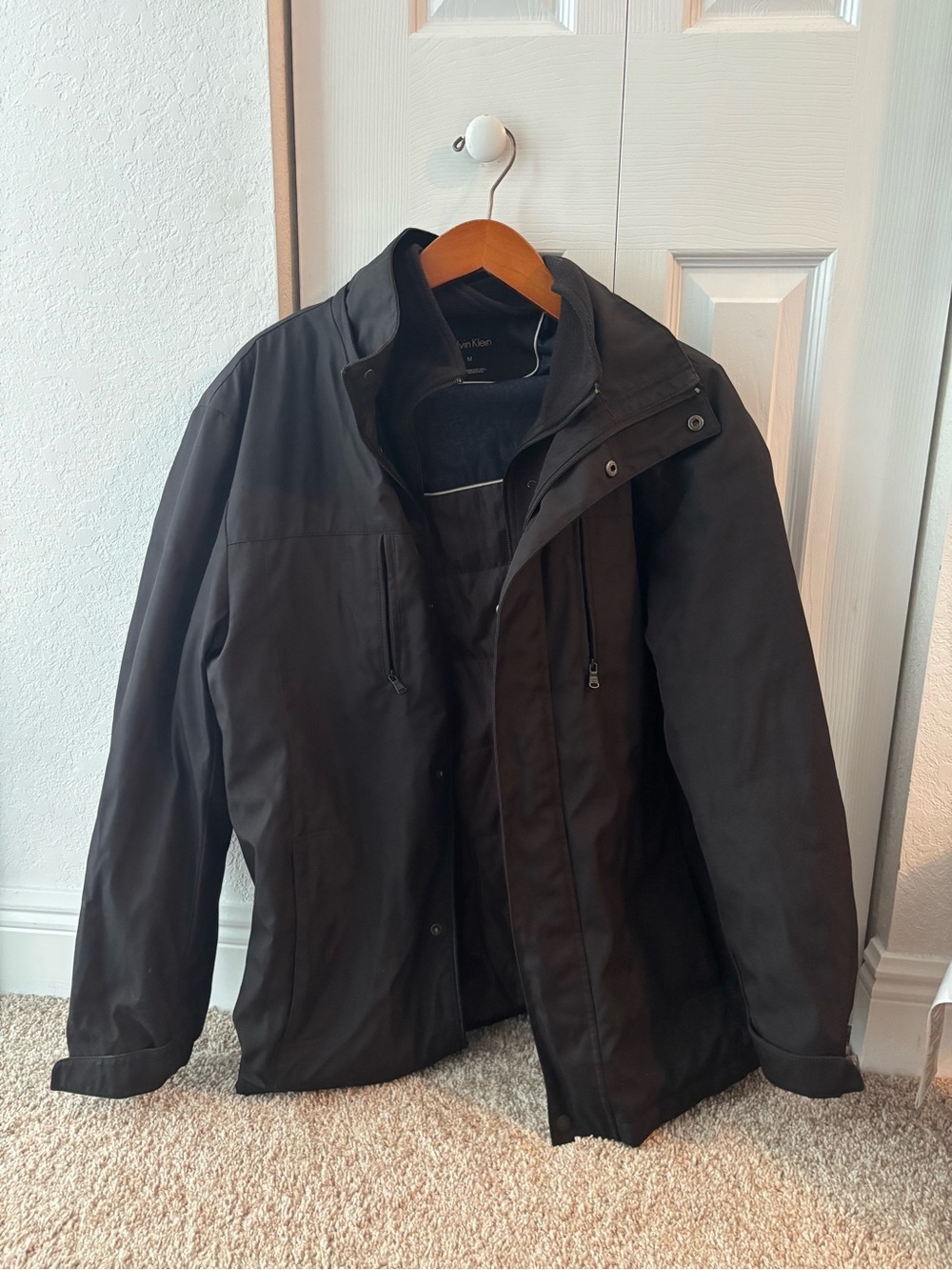 Calvin Klein Men's Black Shell Performance Jacket